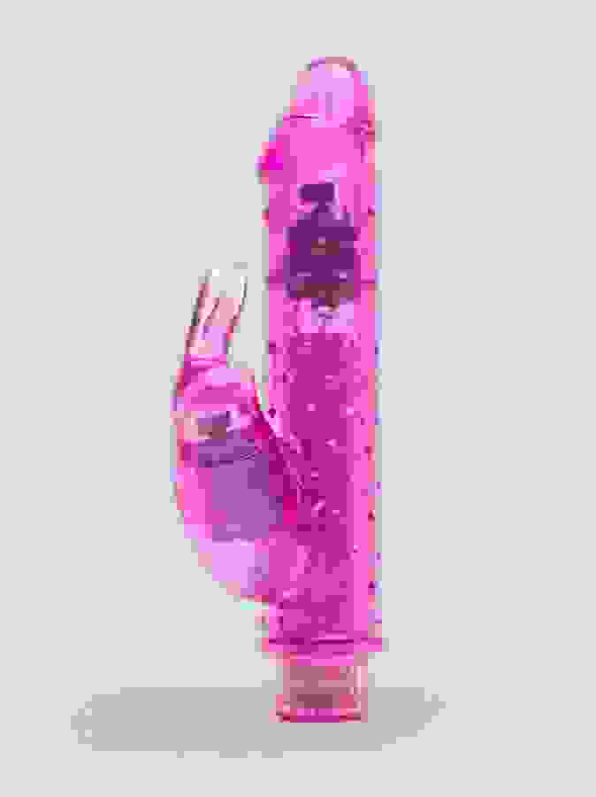 BASICS Textured Rabbit Vibrator, Pink, hi-res
